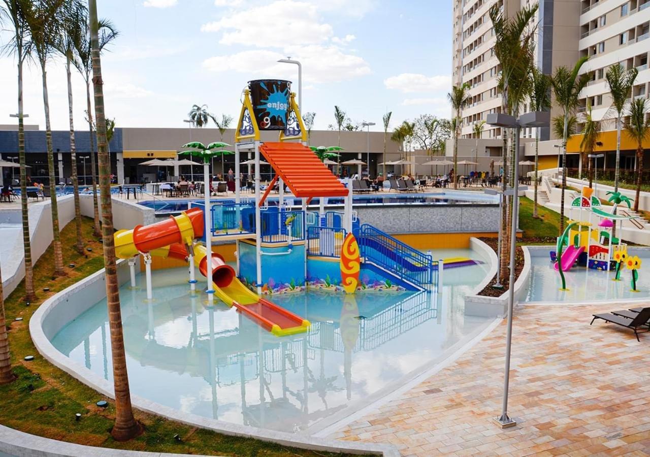 Apartamento dentro de resort próximo do Thermas dos Laranjais Olímpia Exterior foto